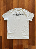 Ss19 Alyx Endless Collection Logo White Tee Medium Hoodie, Sweatshirt | FlexRushtees.com
