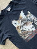 Vintage Thunder Sportswear Nature Wolf Aztec Print Tee Xl