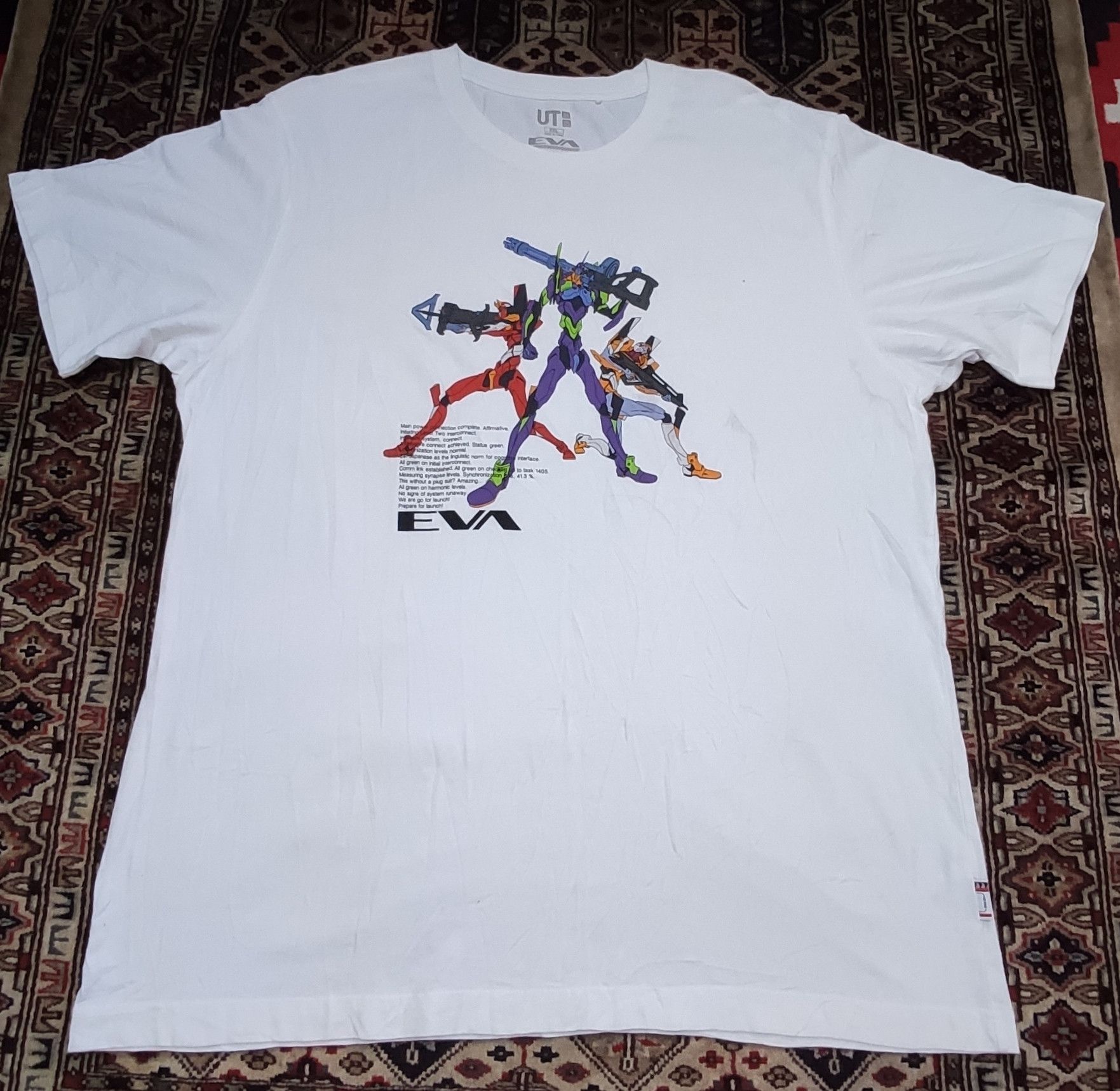 Japanese Brand X Uniqlo Neon Genesis Evangelion Uniqlo T Shirt Xxl Fits Xl Hoodie, Sweatshirt | FlexRushtees.com