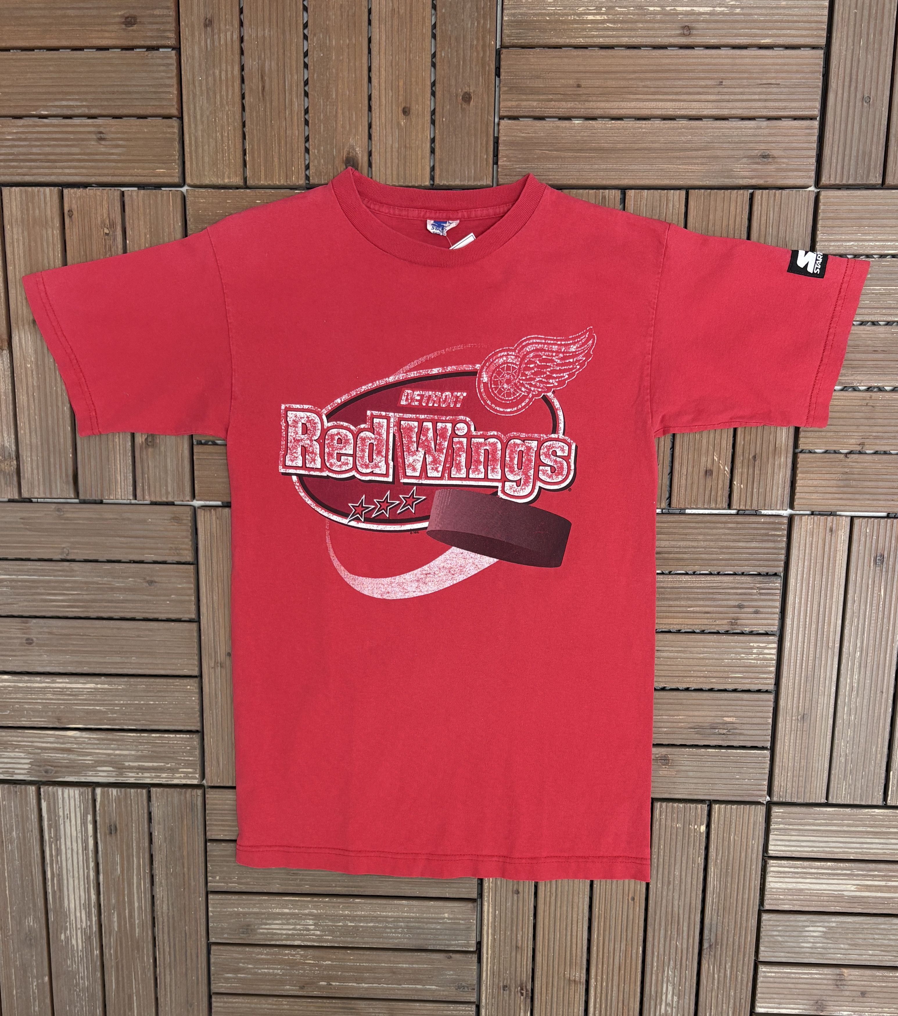 Starter Detroit Red Wings Vintage Red T Shirt Tee