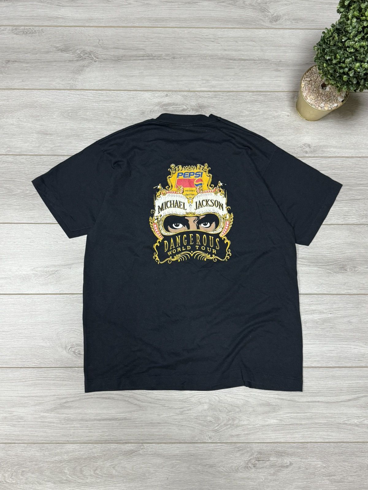 Jackson Michael Jackson Screen Stars Usa Tee Dangerous World Tour