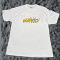 Vintage Hanes Beefy Adult Large White T Shirt Cyber Slingo New Jersey Lottery Shirt Mens