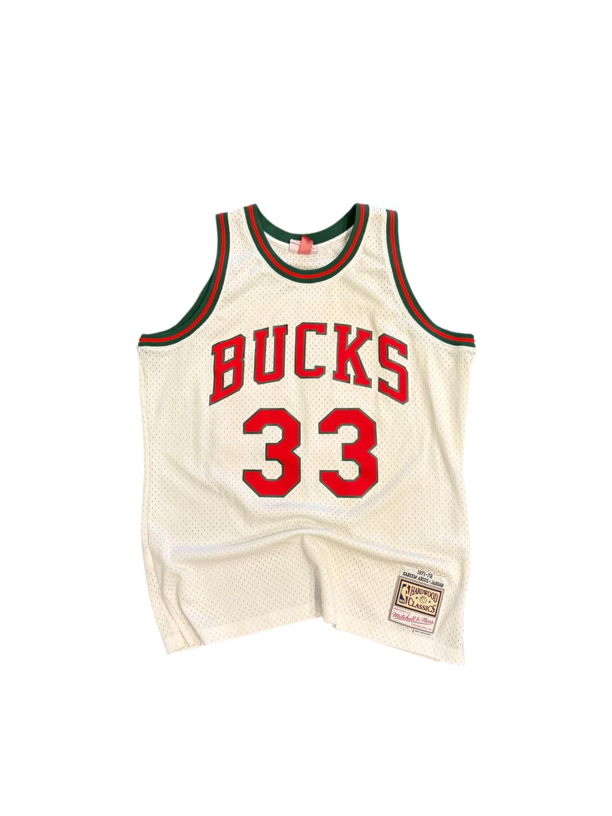 Hardwood Classics Bucks K A Jabbar Jersey