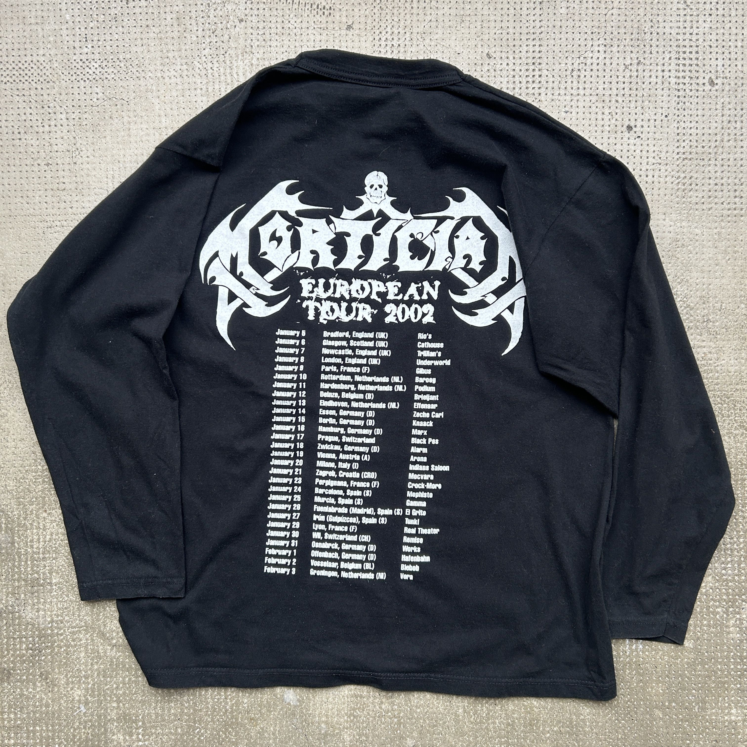 Vintage Mortician European Tour 2002 T-Shirts, Hoodie, Sweatshirt | FlexRushtees.com