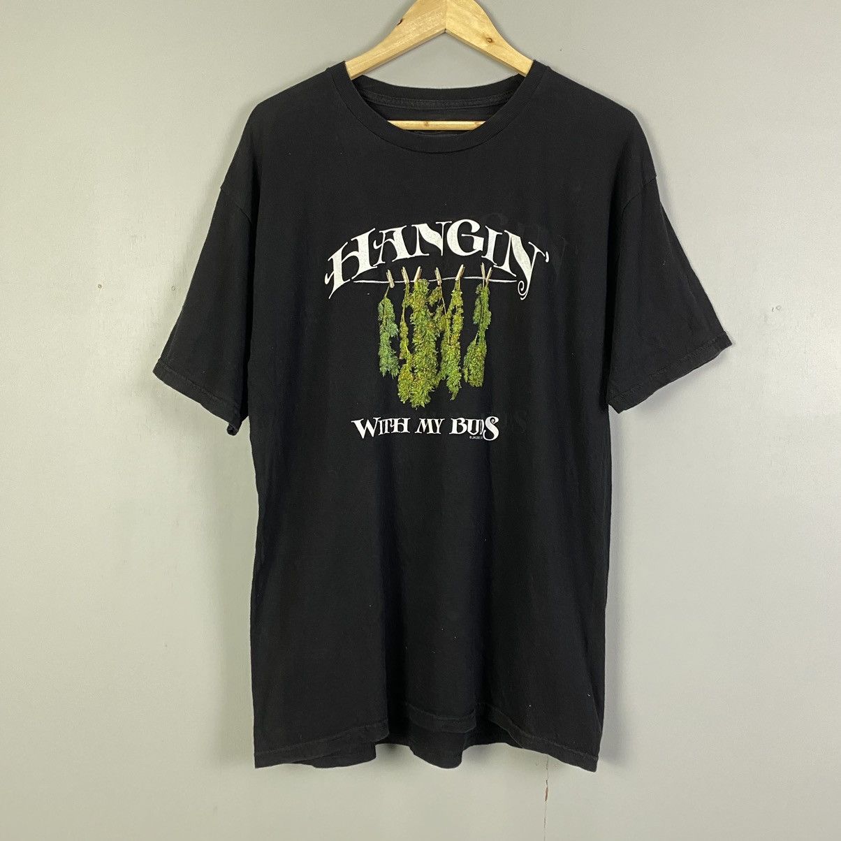 Japanese Brand Rare Jailbird Design Hangin With My Bud Tshirt Hoodie, Sweatshirt | FlexRushtees.com