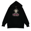 Uittg Printed Hoodie Black Pullover Jumper Size M