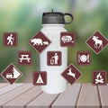 National Park Insulated Sublimated Camping Water Bottle