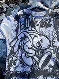 Band Tees Vintage 2001 Blink 182 Bunny Allover Print Band T Shirt Hoodie, Sweatshirt | FlexRushtees.com