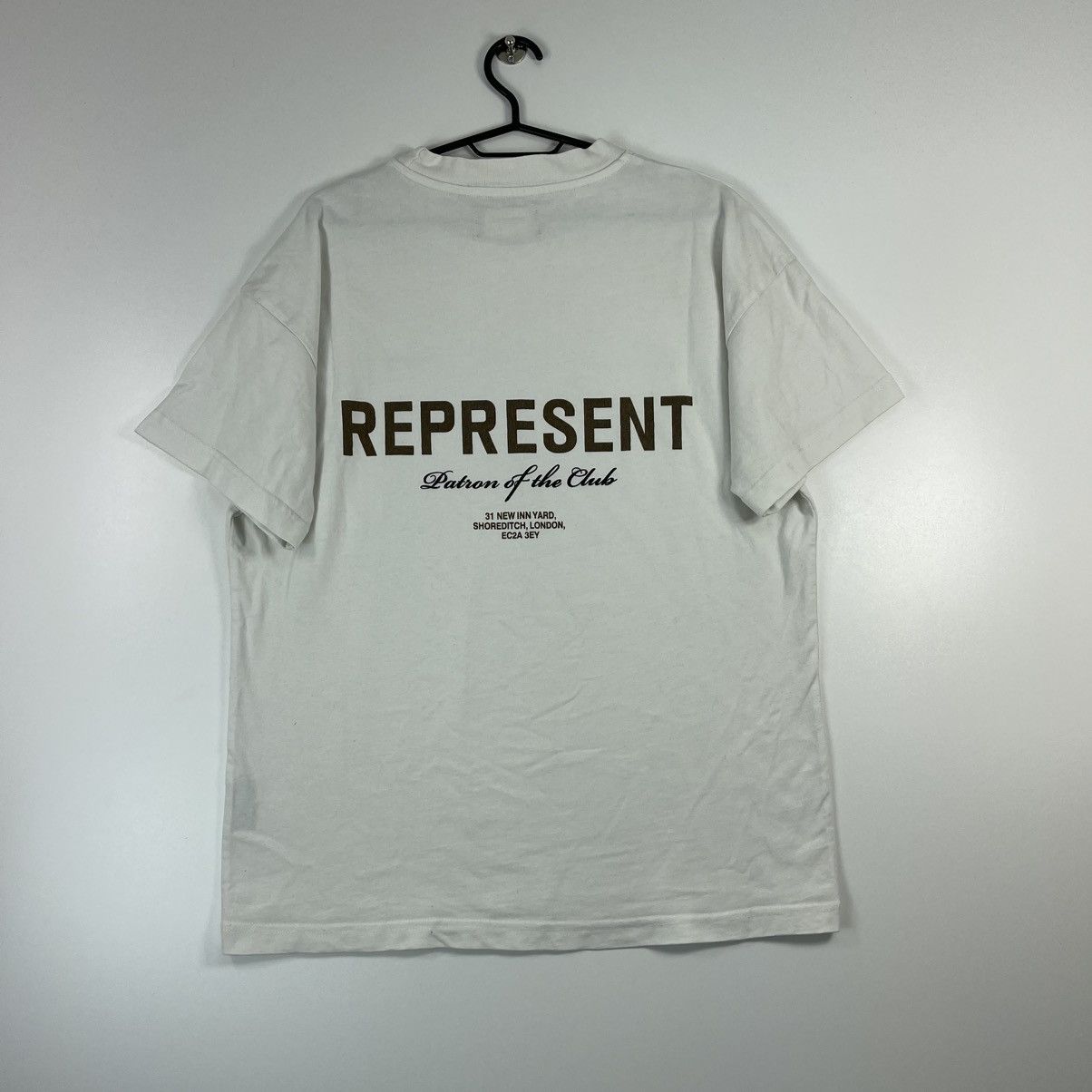 Represent Clo White Boxy T Shirt Tee Represent Owner S Club Hoodie, Sweatshirt | FlexRushtees.com