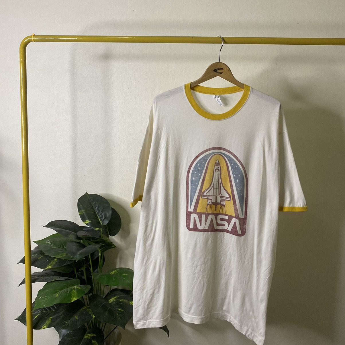 Vintage Y2k Nasa Ringer Tee 2xl Size