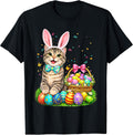 Easter Rabbit Cat Bunny Ears Eggs Happy Easter Day
