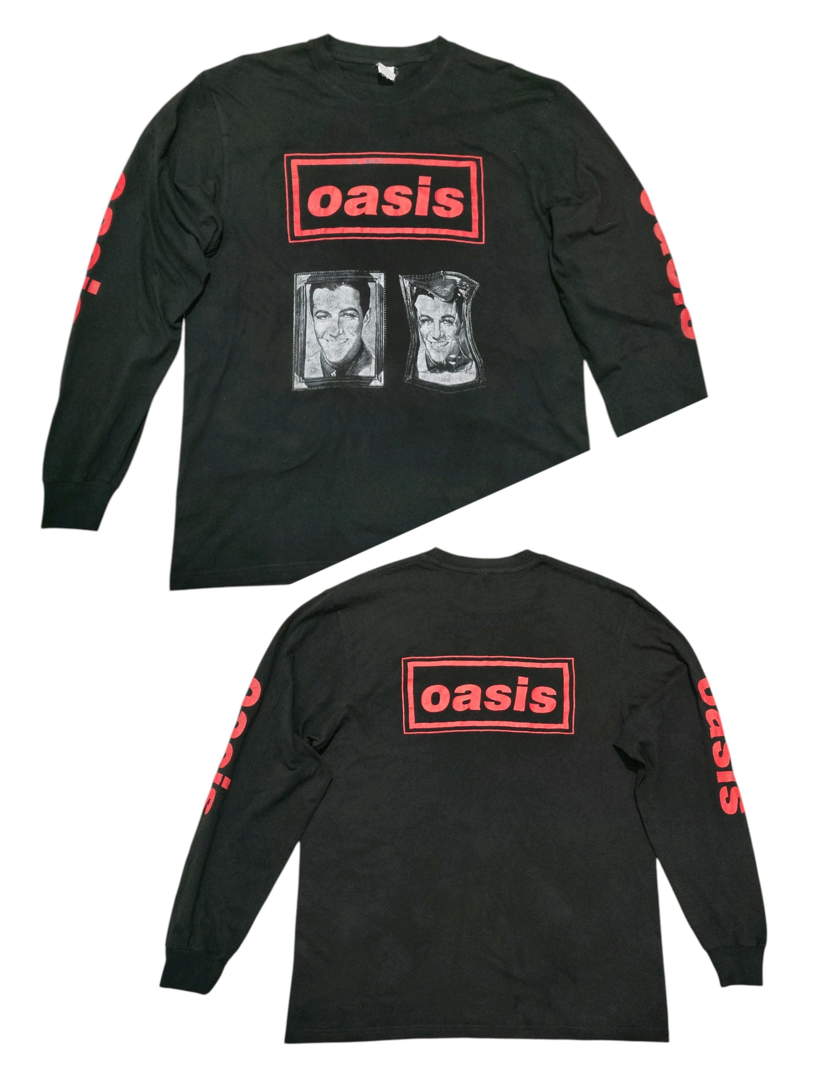 Band Tees 90s Oasis Shakermaker Long Sleeve Vintage Tee Hoodie, Sweatshirt | AU16VibeMintTees.com