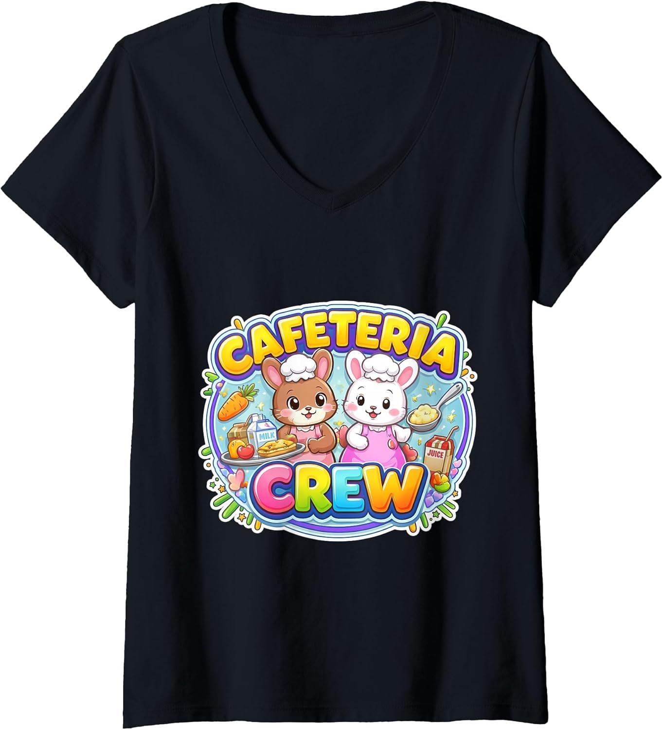 Cafeteria Crew Lunch Lady Bunny Happy Easter Merch