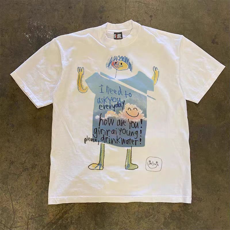Vintage White Washed Retro Fun Boy Print T Shirt Hoodie, Sweatshirt | FlexRushtees.com