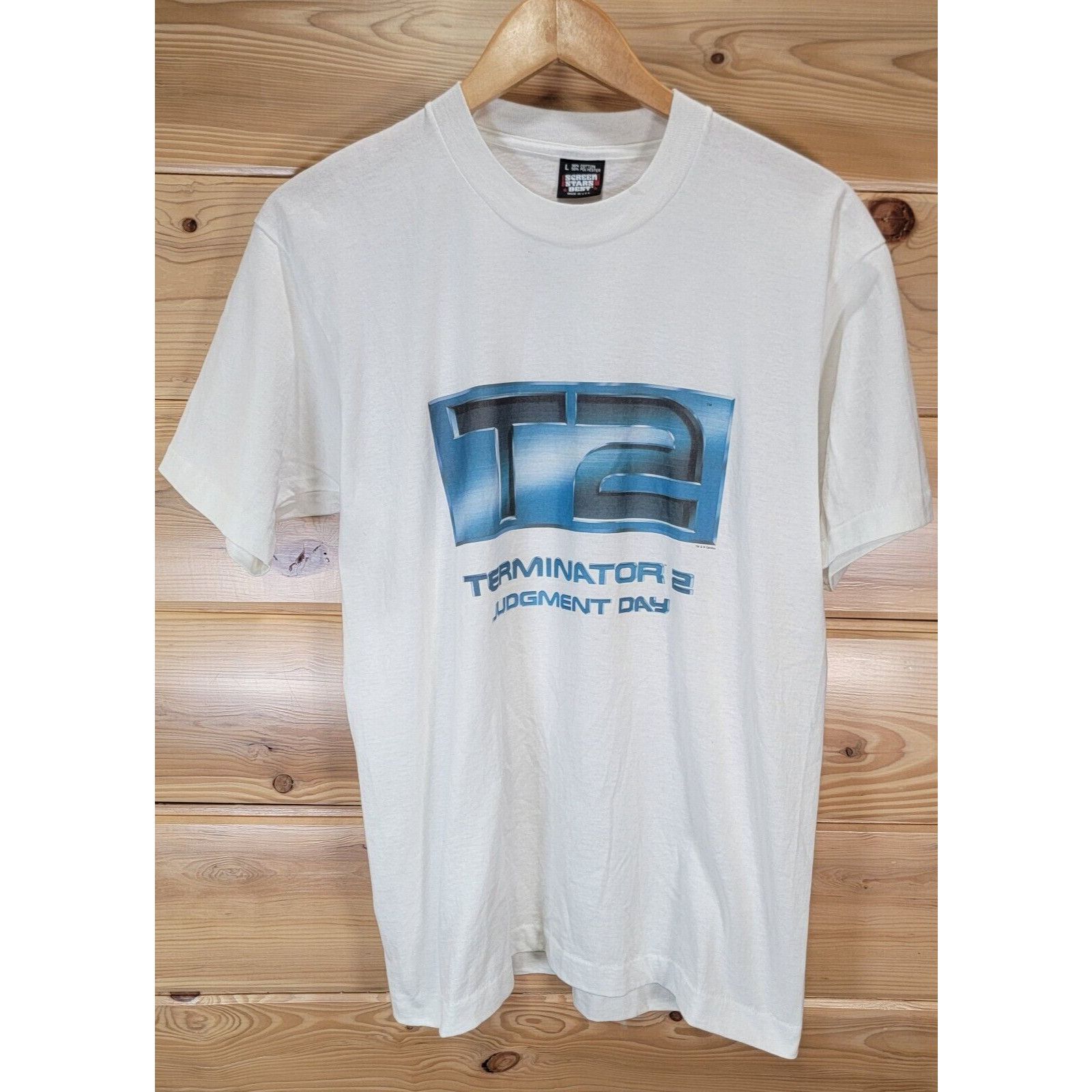 Other Vtg Terminator 2 Movie Promo T Shirt Men Large 90s Hoodie, Sweatshirt | FlexRushtees.com