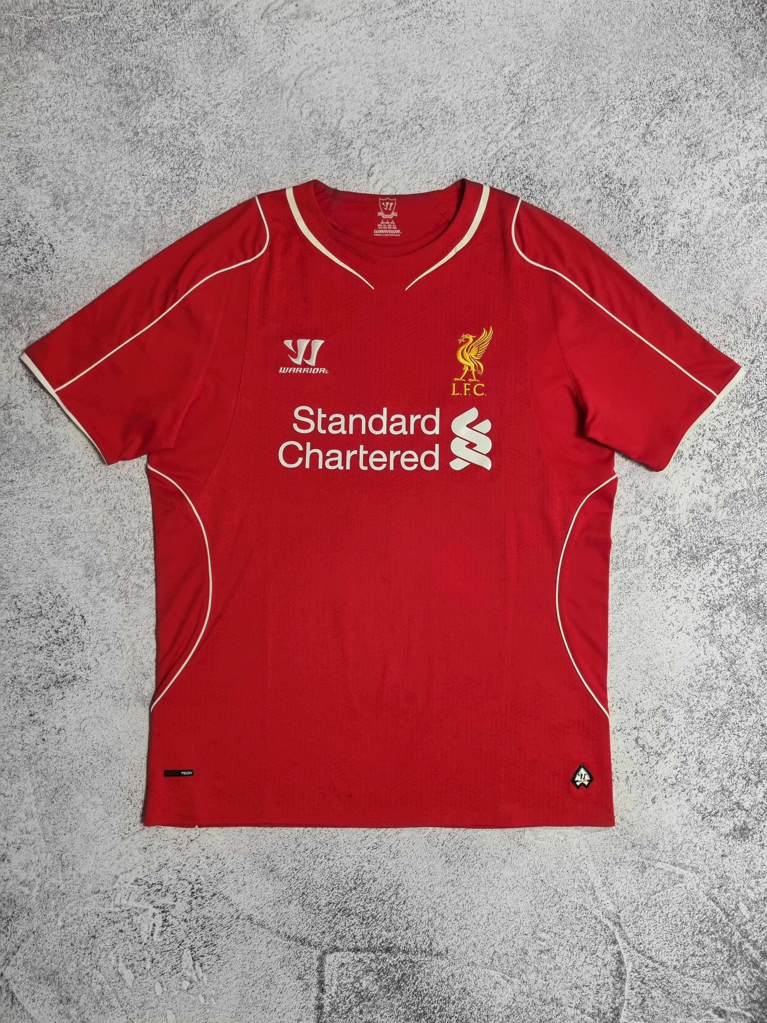 Liverpool Fc Warrior Home Shirt 2013 14 Standard Chartered