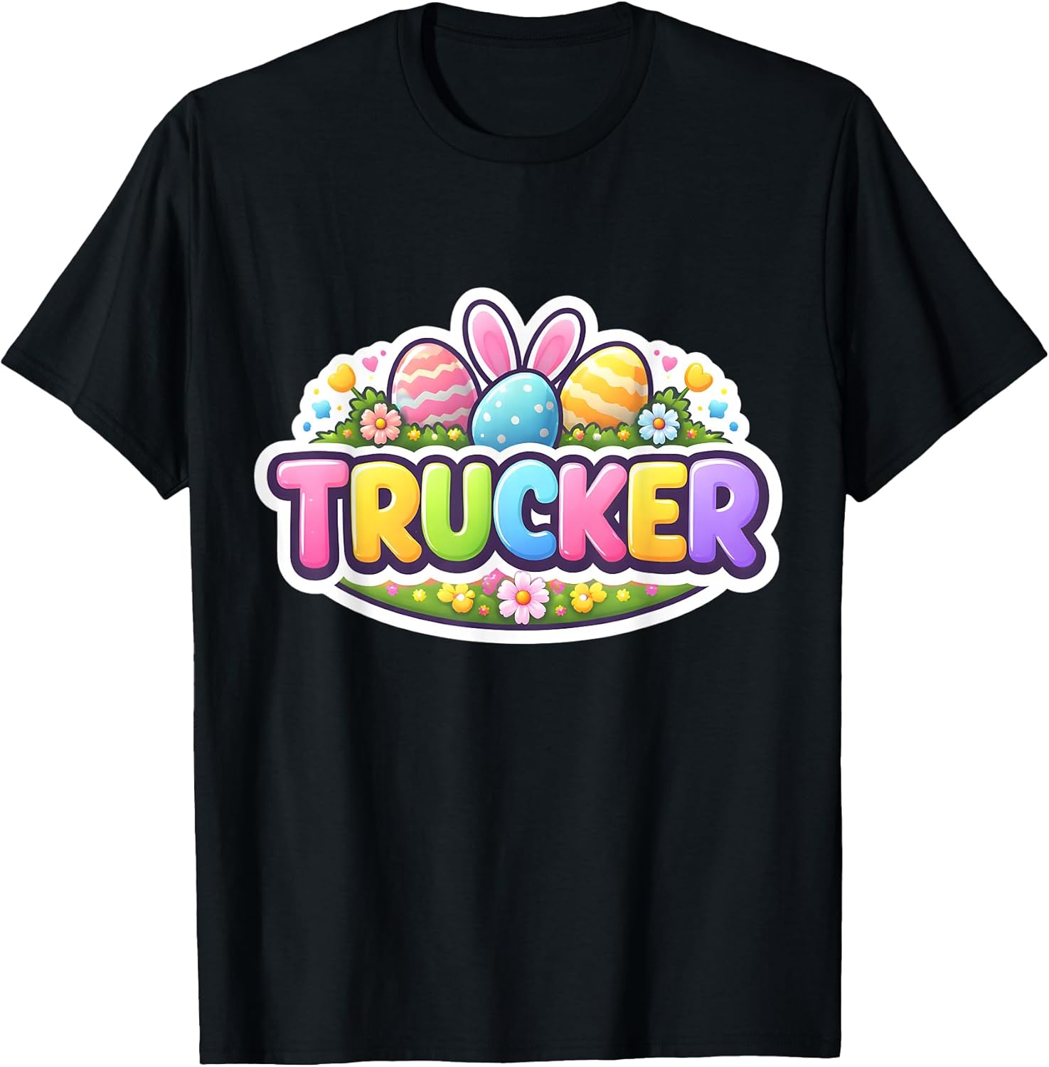 Trucker Happy Easter Truck Driver Bunny Merch