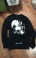 White Off White Screaming Girl Crew Neck T-Shirts, Hoodie, Sweatshirt | FlexRushtees.com