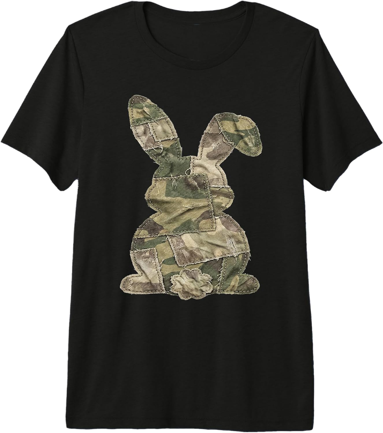 Funny Camouflage Easter Bunny Outdoor Hunter