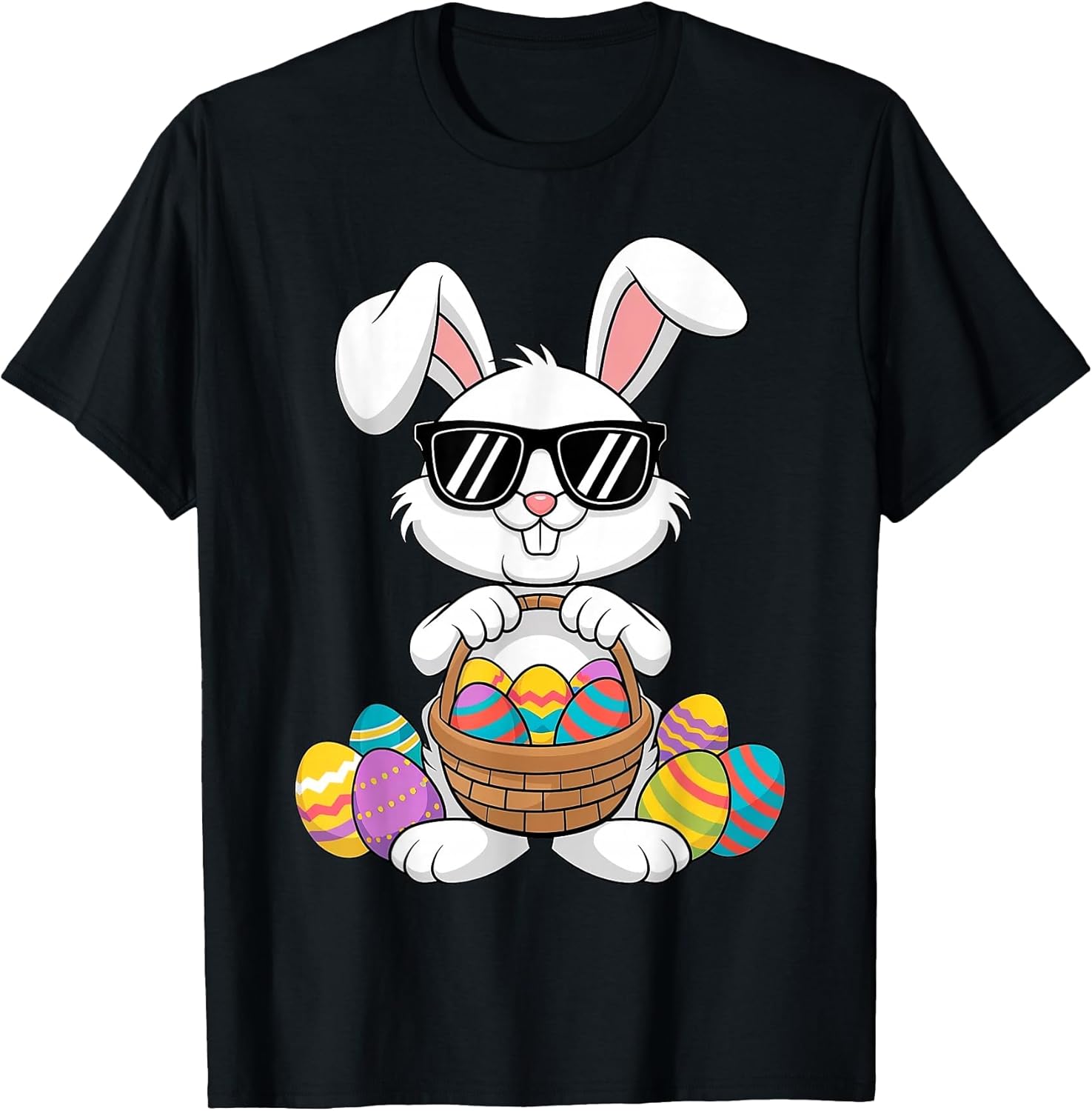 Cute Bunny Easter Egg Hunting Squad