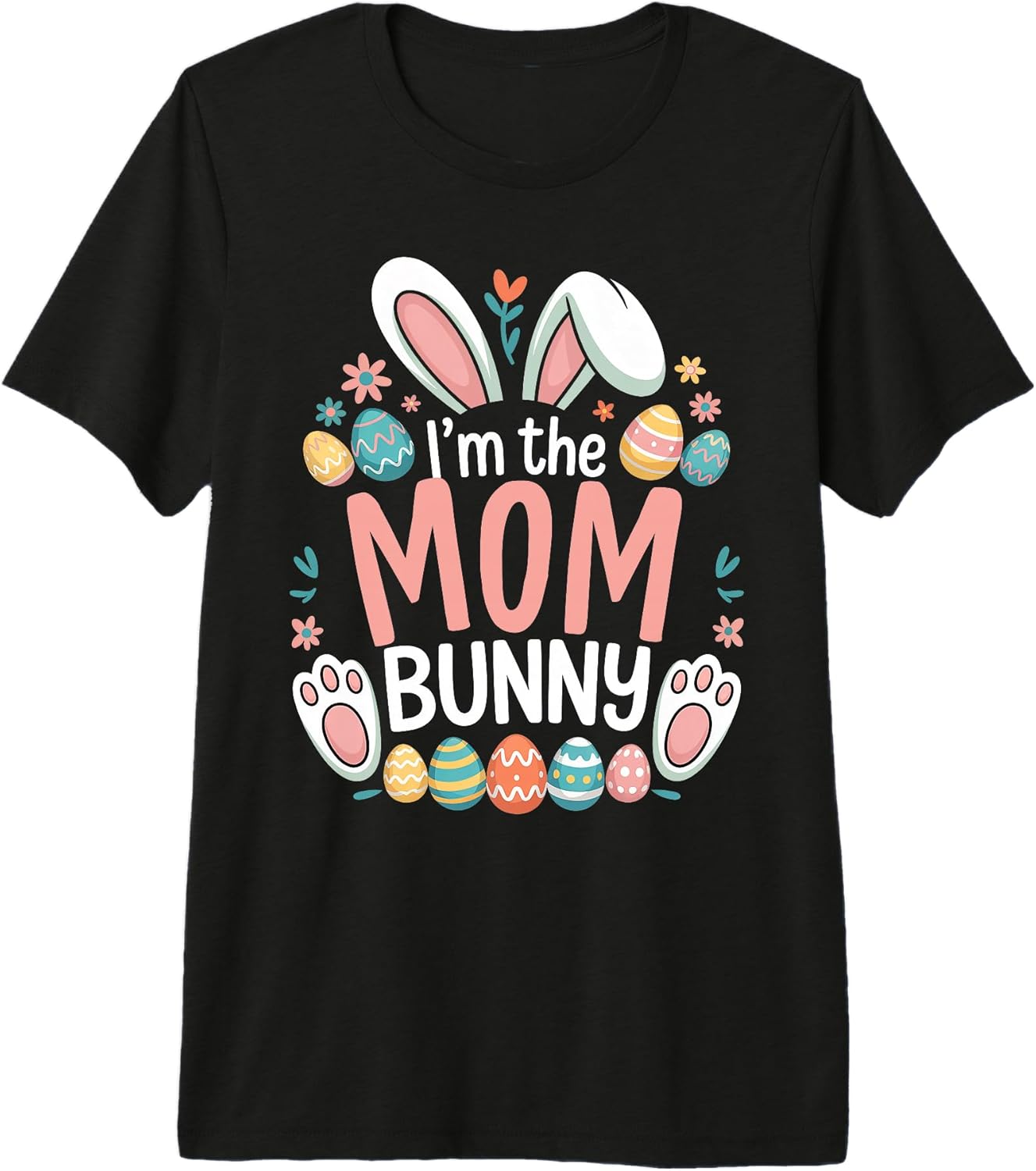 Easter Mom Bunny Matching Family Tee