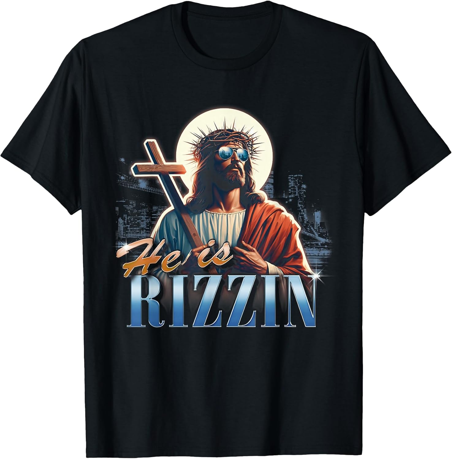 He Is Rizzin Funny 90s Bootleg Rap Vintage Style