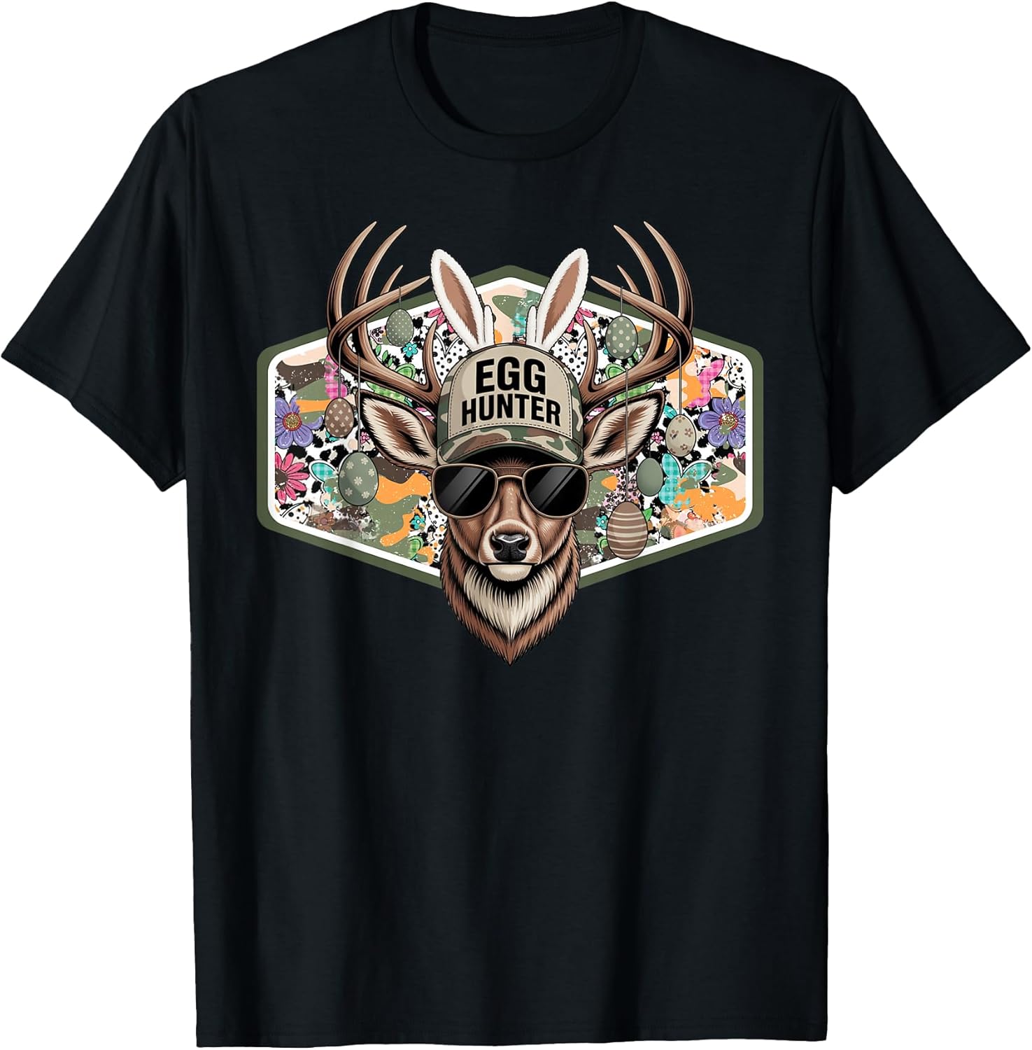 Funny Egg Hunter Deer Hunting Easter Tees