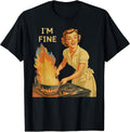 I'm fine Funny Housewife Merch Co.