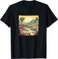 Desert Dunes At Sunset Vintage Landscape Merch