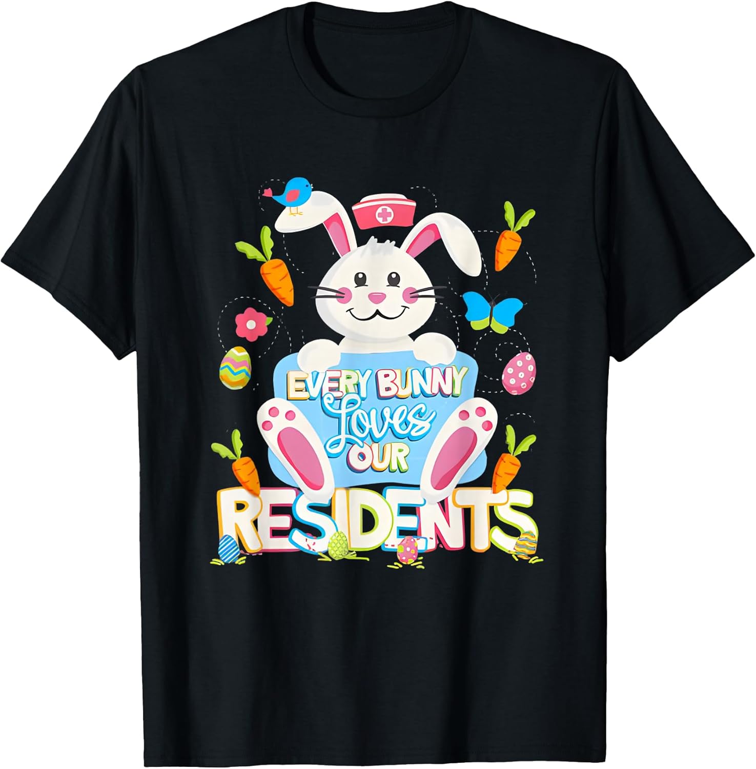 Easter Caregiver Bunny Shirts Nursing Home Staff