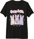 Girly Happy Easter Bunny Outline