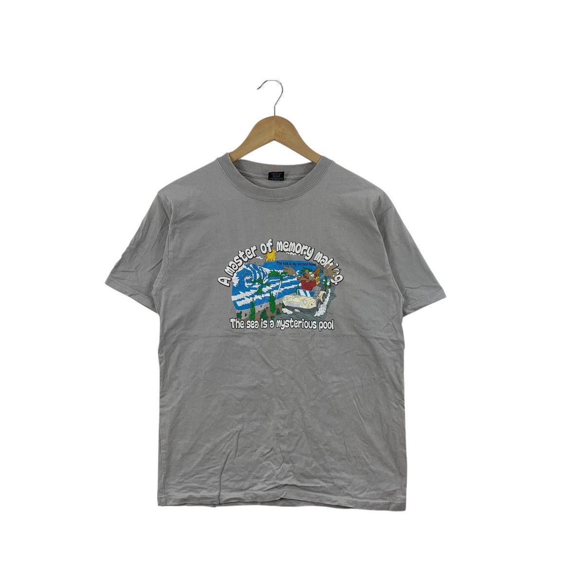 Vintage Someday Surf The Sea Is Mysterious Cartoon Tee Shir Hoodie, Sweatshirt | FlexRushtees.com