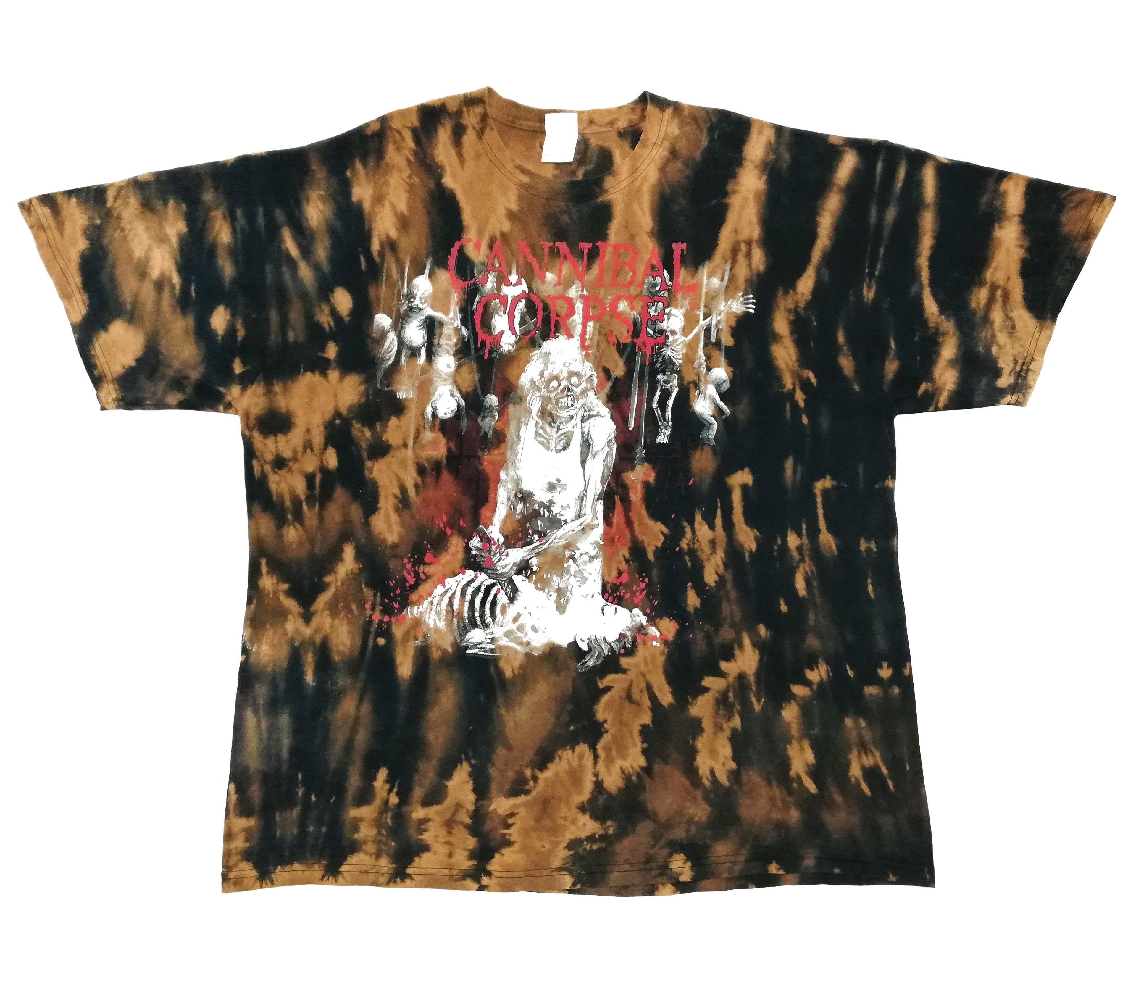 Band Tees Cannibal Corpse Custom Acidwash Short Sleeve T Shirts Hoodie, Sweatshirt | FlexRushtees.com