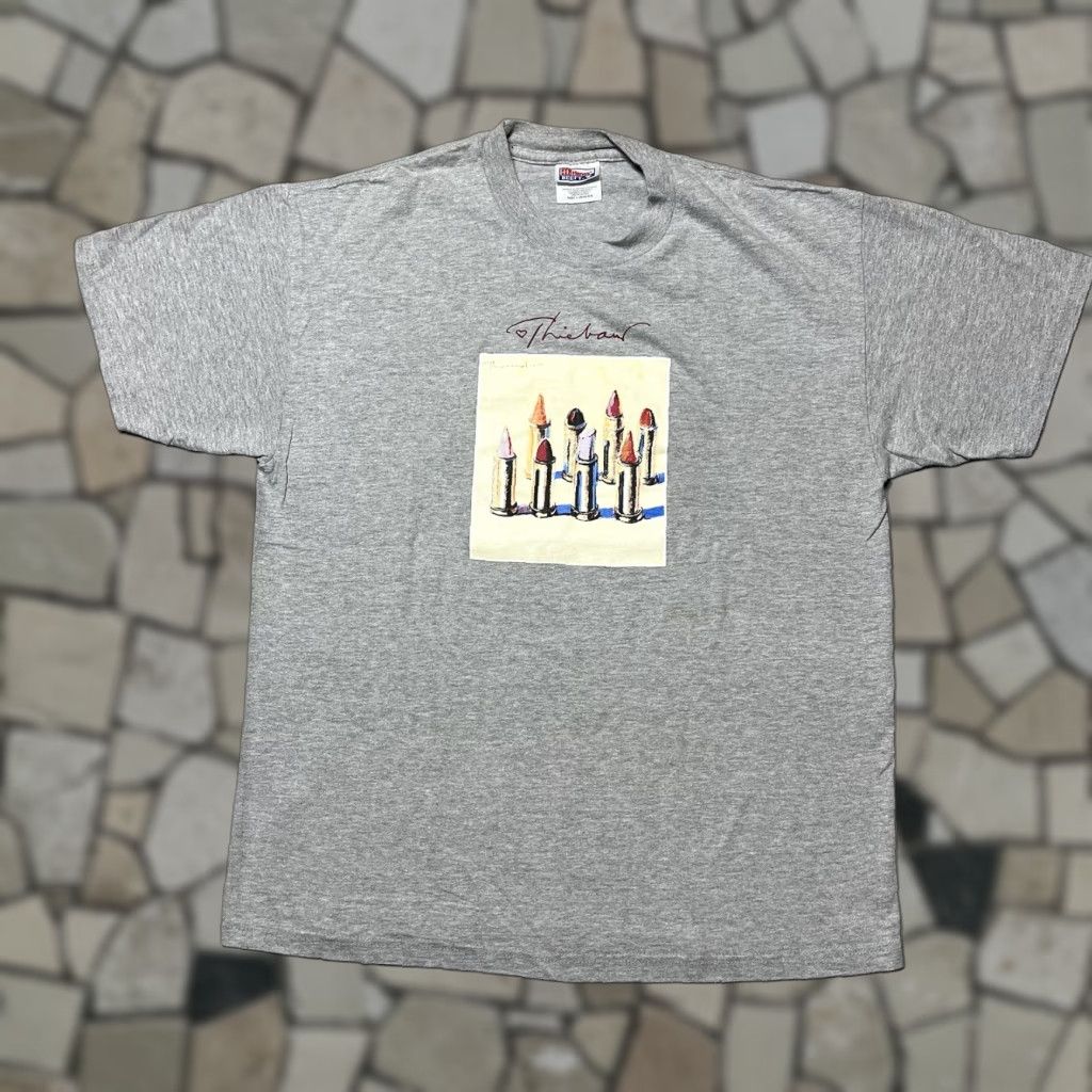 Vintage Wayne Thiebaud A Retrospective Art Tee T Shirt Artist Large Rare Hanes Beefy T Casua Hoodie, Sweatshirt