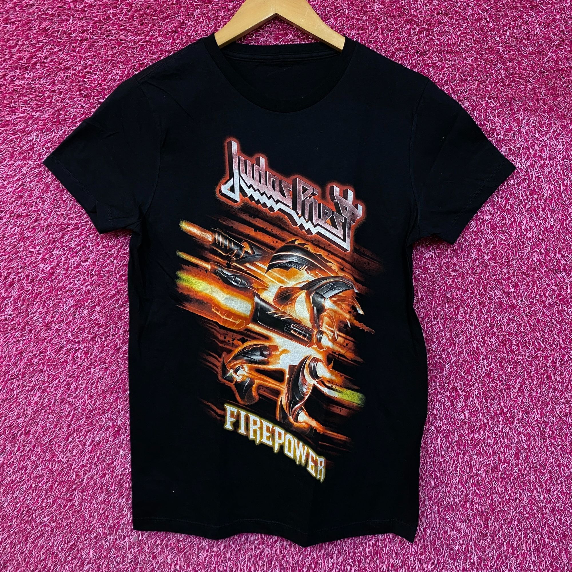 Priest Judas Priest Firepower Rock Tshirt Size Small Hoodie, Sweatshirt | FlexRushtees.com