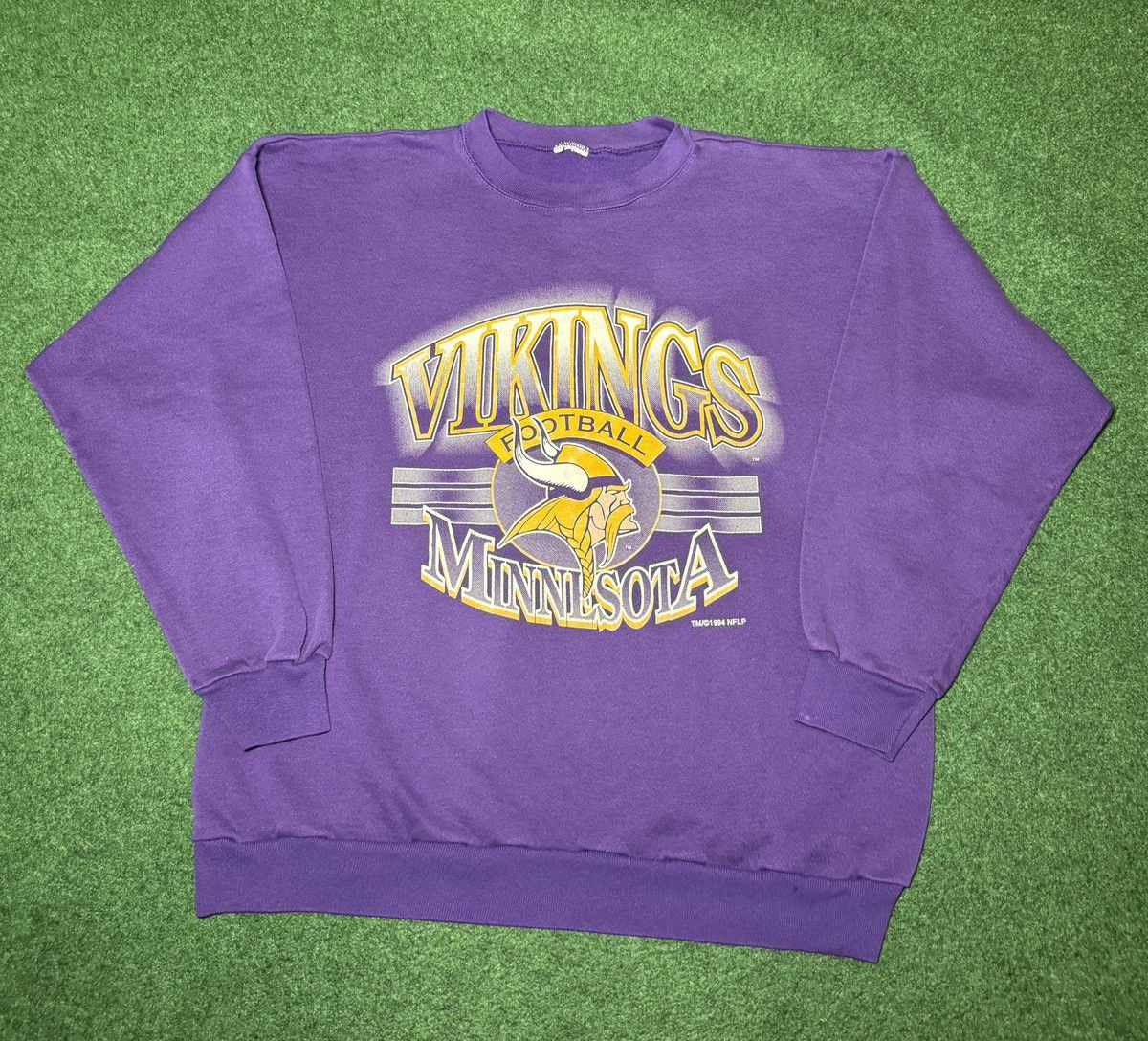Vintage 90s Minnesota Vikings Retro 1994 Graphic Sweatshirt T-Shirts, Hoodie | FlexRushtees.com