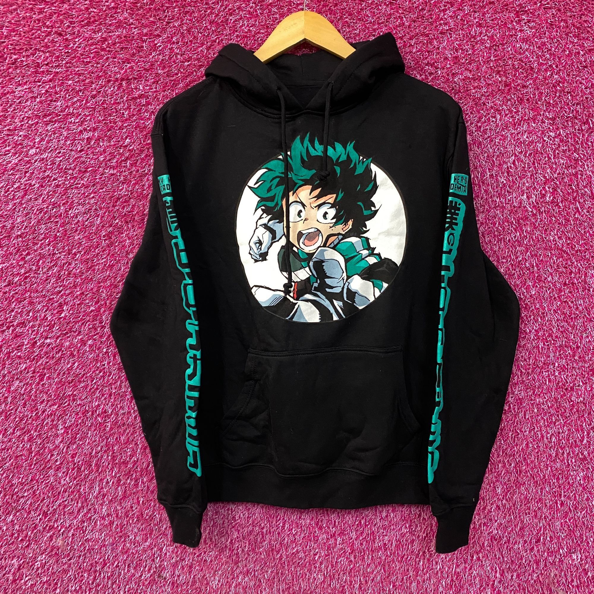 Anime My Hero Academia Izuku Midoriya Deku Graphic Hoodie Medium T-Shirts, Sweatshirt | FlexRushtees.com