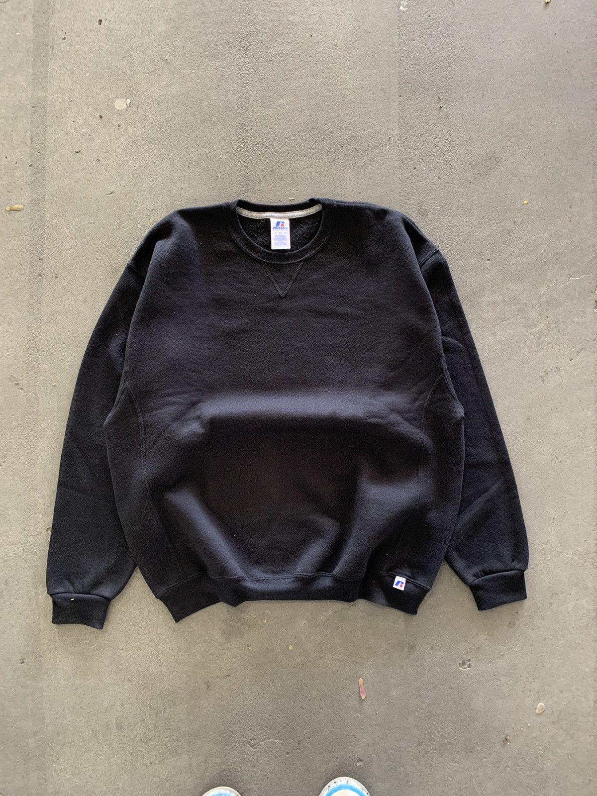 Vintage Russell Crewneck Noir Black