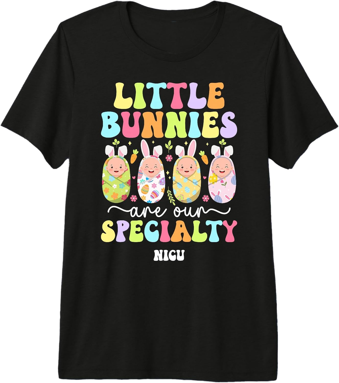 Happy Easter NICU Nurse Bunny NICU Nursing Groovy