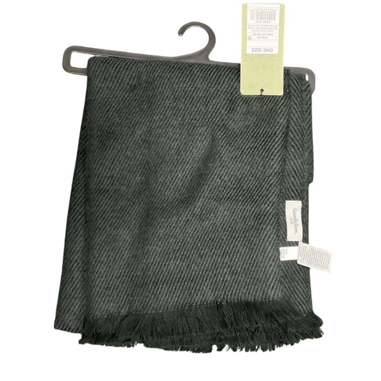 Other Goodfellow Co Herringbone Twill Dark Green Scarf With Frin