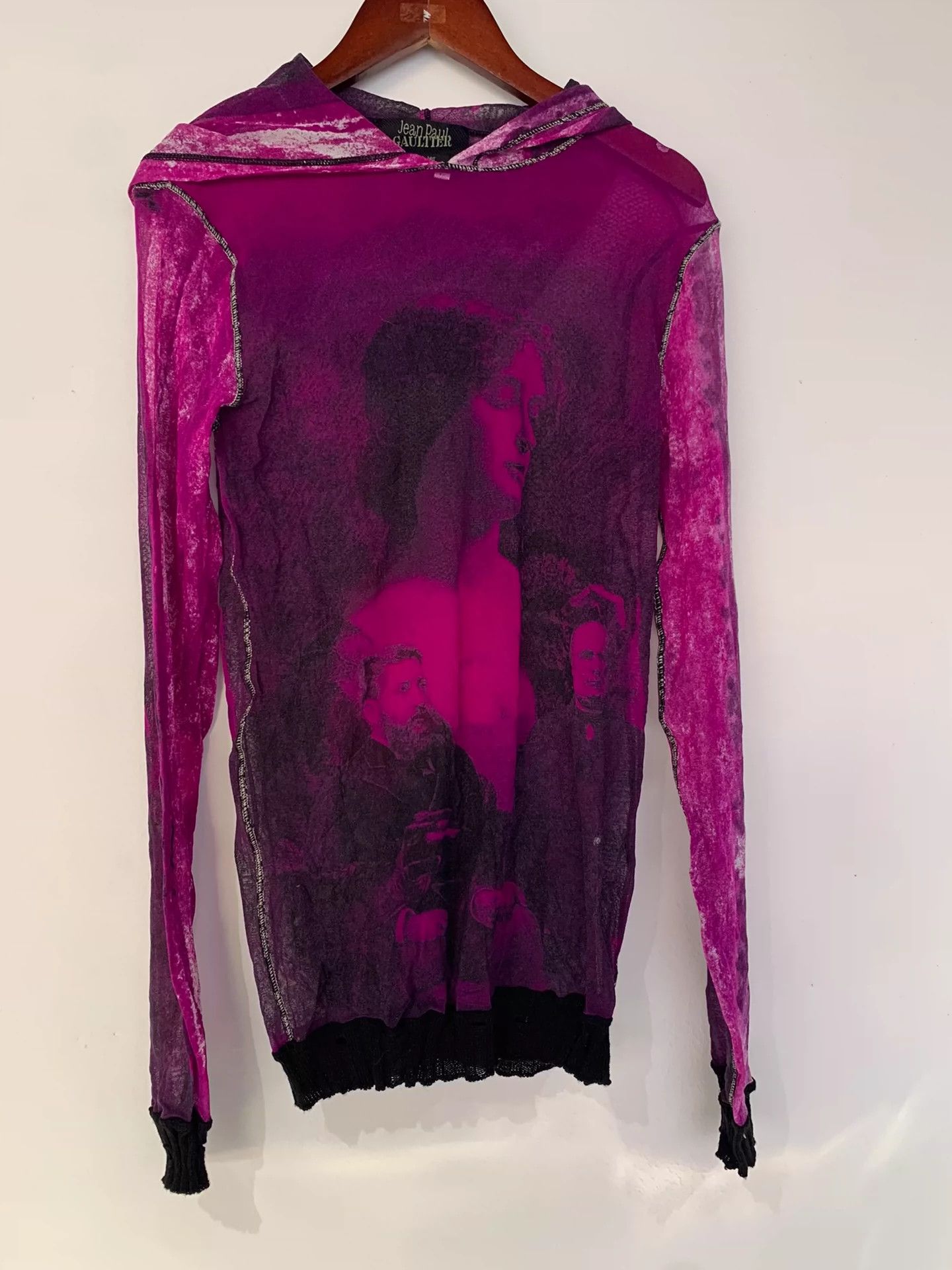 Paul Gaultier Jean Paul Gaultier Psychedelic Portrait Long Sleeved Shirt