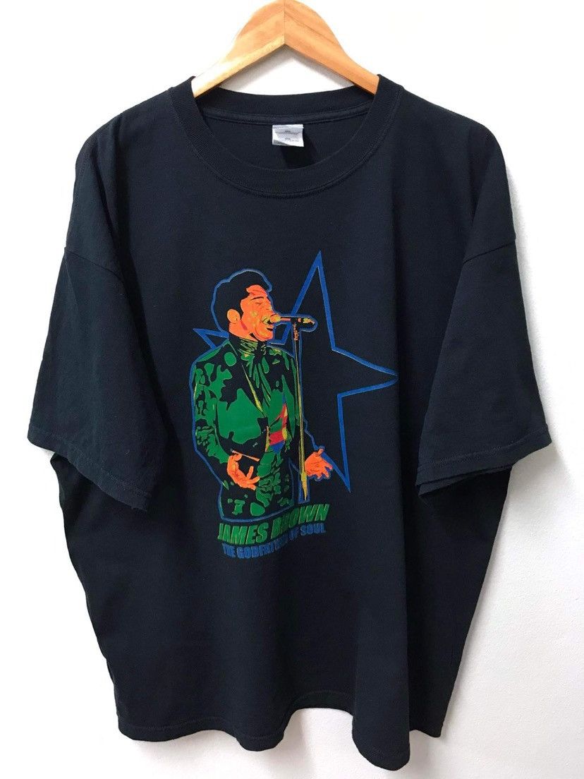 Jazz Cartier X Rap Tees Vintage James Brown The Godfather Of Soul T Shirt
