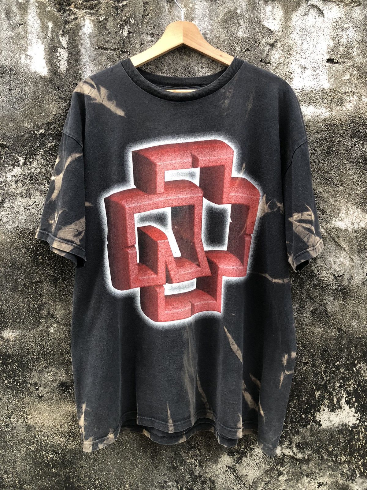 Band Tees Vintage 00s Rammstein Bleached Tshirt Hoodie, Sweatshirt | FlexRushtees.com