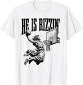 He Is Rizzin FunnyJesus Playing Basketball Apparel
