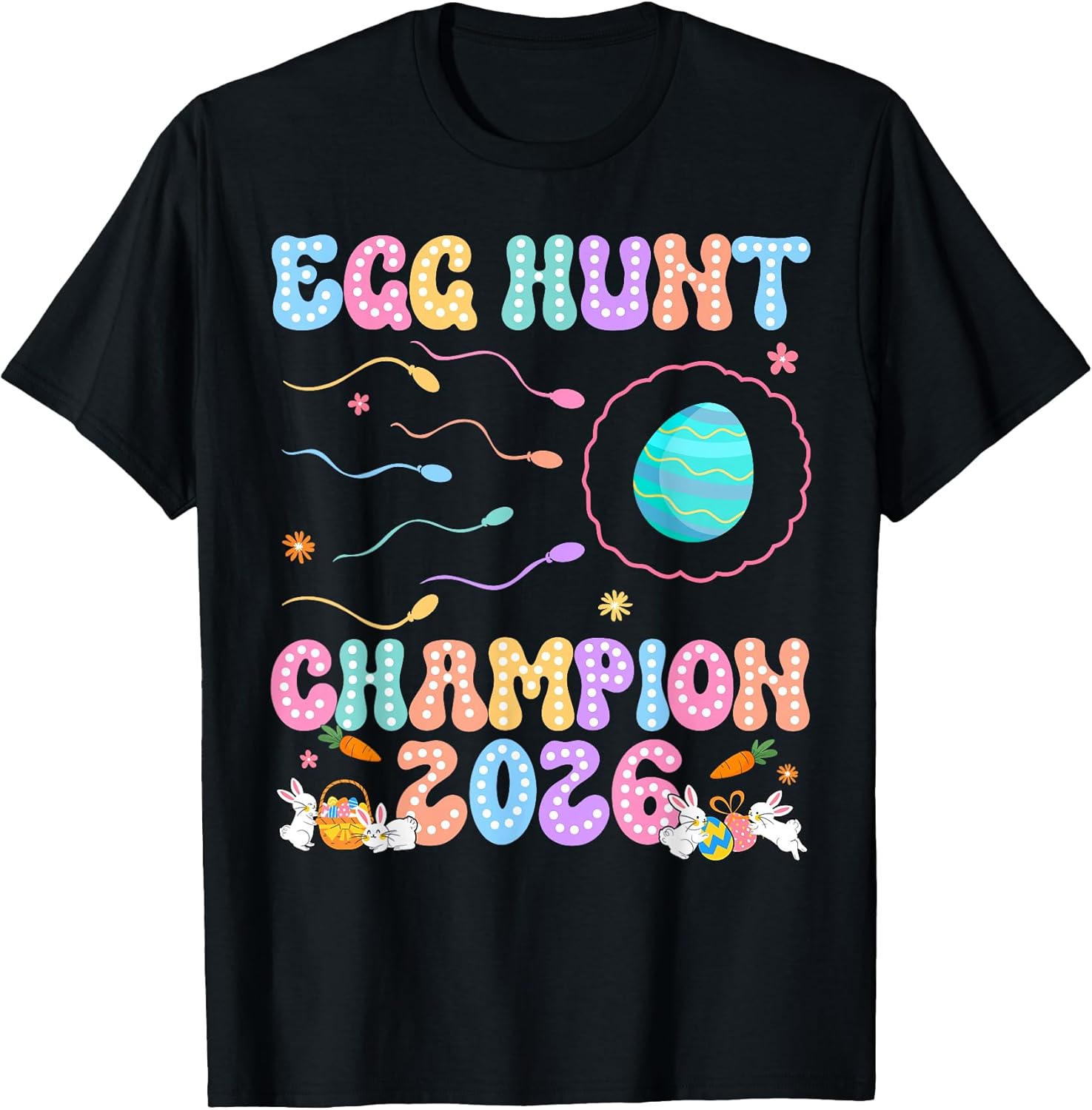 Funny Easter Egg Hunt Champion Mom Dad