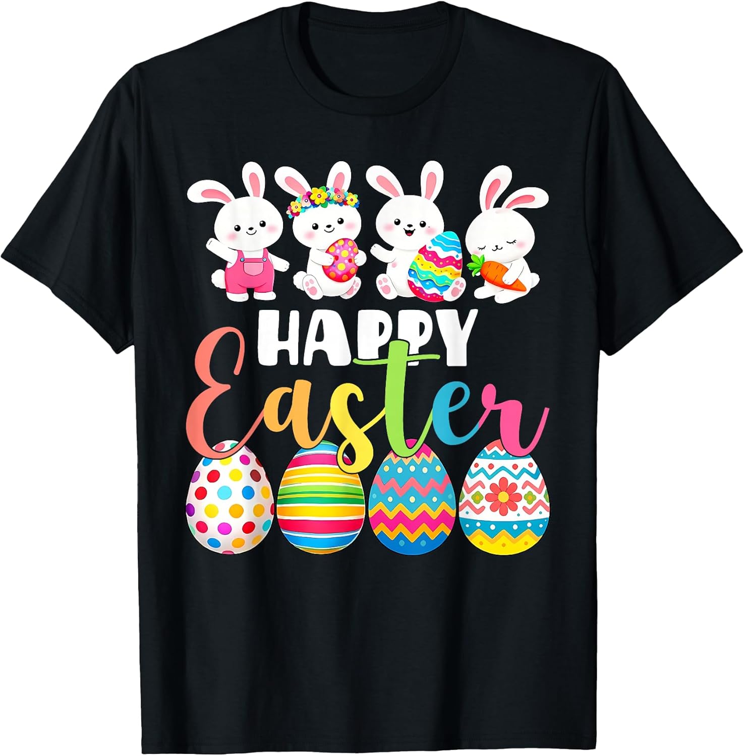 Funny Easter Toddler Boys Girls Happy Easter Tees