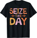 Positive Happy Carpe Diem Distressed Grunge
