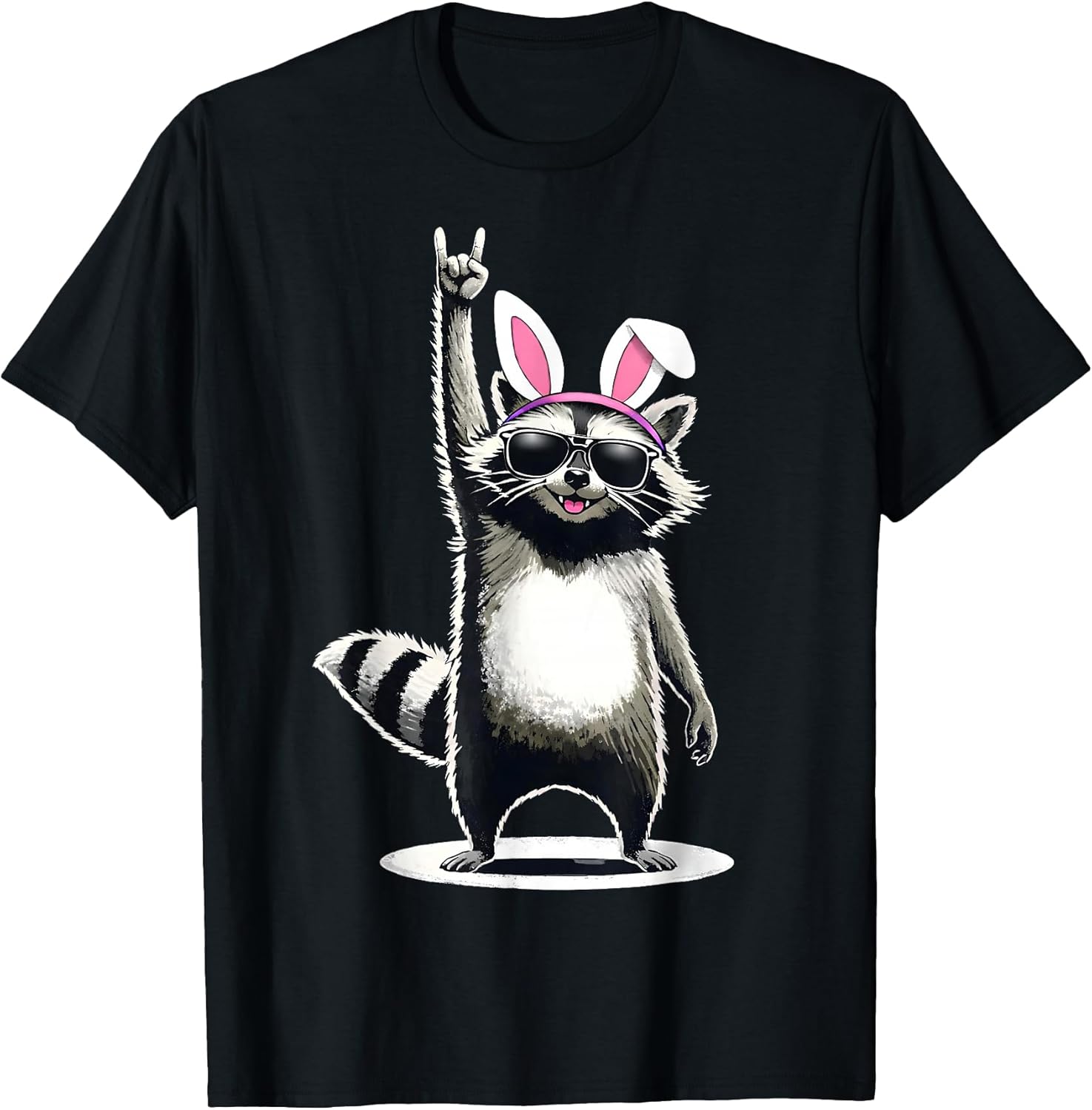 Graphic Funny Easter Raccoon Apparel Co.