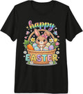 Rainbow Happy Easter Egg Bunny