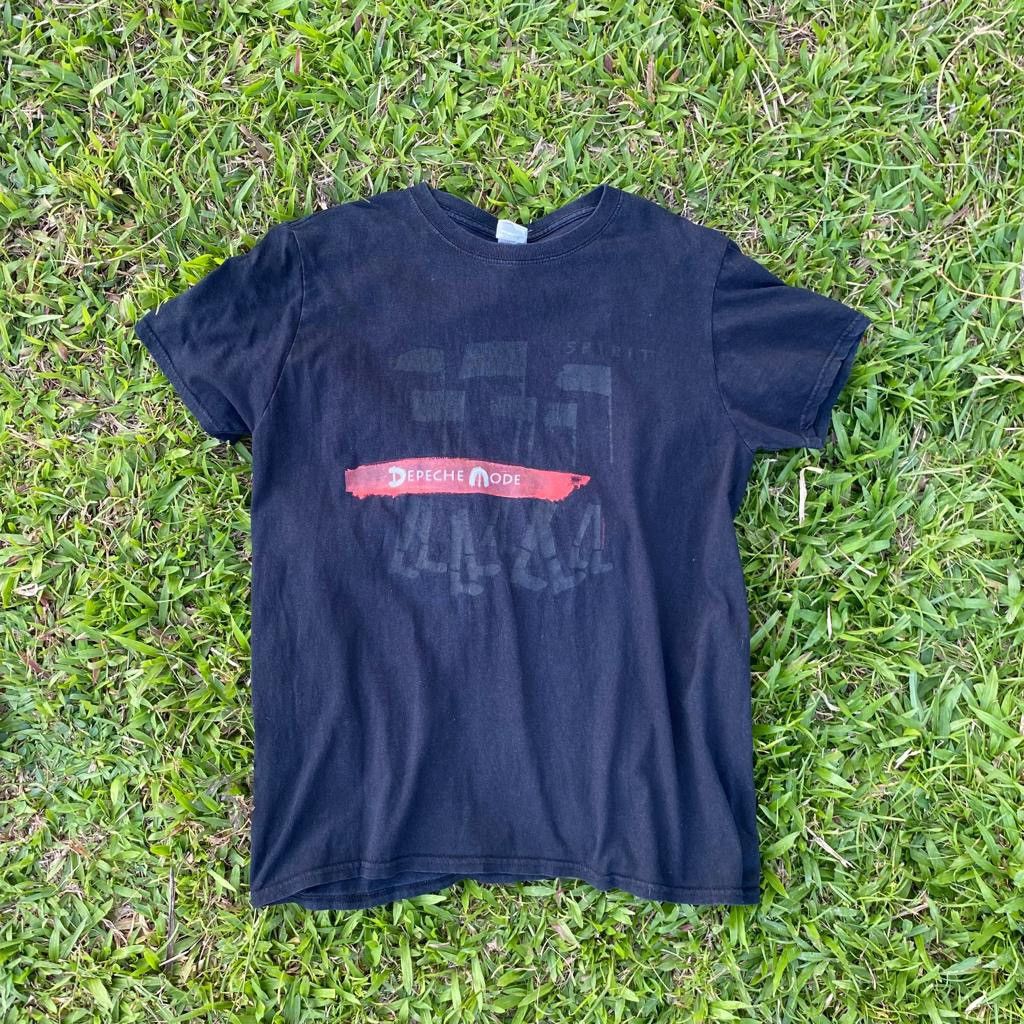 Band Tees Thrashed Faded Depeche Mode Band Tshirt Hoodie, Sweatshirt | FlexRushtees.com
